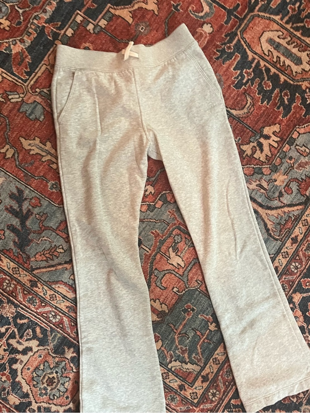 abercrombie kids Light Gray Pull-On Joggers